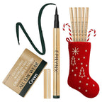 Liquid Eyeliner - Hypoallergenic Eyeliner with Fine Brush Tip, Long-Lasting Waterproof Eye Liner - Cruelty-Free, Vegan, Hypoallergenic, Gluten-Free, Smooth Application Liquid Eye Liner, Green 2mL