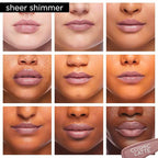 Pure Illumination Light-Up Lip Gloss with LED-Lit Applicator Brush + Side Mirror, Non-Sticky, Moisturizing Hydrating Lip Glosses with Lanolin, Jojoba Oil, & Vitamin E, Cosmic Latte