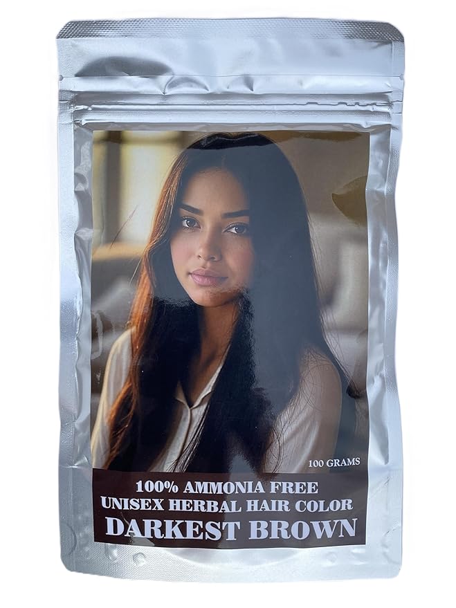 FUEL THE ARMY® 80% Natural Hair Dye 100 Grams (Darkest Brown)