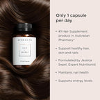 JSHealth Hair Formula - Vitamins for Hair Growth and Energy with Zinc and Iodine - Hair Loss Supplement for Men and Women (60 Capsules)