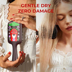 SIMETRA Wooden Paddle Hair Brush Unique Pattern Guinean Ovangkol Hardwood Bristles Hair Brushes for Women Wet Brush Detangling Brush for Scalp Massage for Men Kids for All Hair Types (Cheetah)