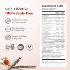 HAIRtamin Advanced Formula Hair Growth Supplement for Women & Men, Supports Stronger, Longer, Visibly Thicker Hair, With 5000 mcg Biotin, Vitamins & Antioxidants, 100% Vegan – 3 Month Supply