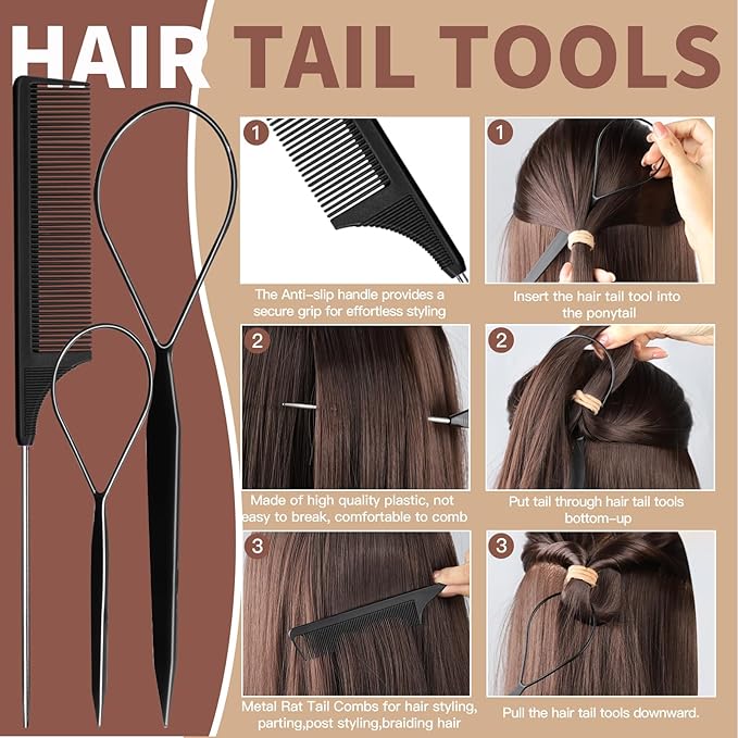 YGDZ Hair Ties for Thick Hair, 150 PCS Hair Elastic 5CM Ponytail Holders No Hair Damage, Rubber Bands for Hair, Elastic Hair Ties, Christmas Stuffers Xmas Gift Hair Accessories for Women, Men, Girls