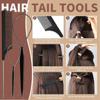 YGDZ Hair Ties for Thick Hair, 150 PCS Hair Elastic 5CM Ponytail Holders No Hair Damage, Rubber Bands for Hair, Elastic Hair Ties, Christmas Stuffers Xmas Gift Hair Accessories for Women, Men, Girls