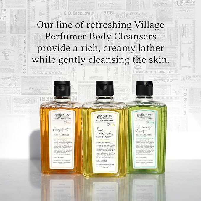 C.O. Bigelow Grapefruit Apothecary Duo Skin Care Gift Set, Body Wash & Body Lotion, Liquid Soap & Moisturizing Lotion, Set of 2, 10 Fl Oz
