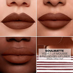 MORPHE Soulmatte Gel Lip Liner - Creamy Lip Pencil with a Matte Formula - Precision Contour Pencil with Sweet Almond & Tea Seed Oil for Long-Lasting Definition - Other Half (0.007 oz)