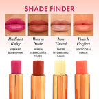 Tinted Lip Balm – Hydrating Lip Tint with Cold-Pressed Oils, 10% Squalane & Ceramides – Natural Color, Moisturizing Lip Butter for Soft Lips – Clean, Non-Toxic Lip Care for Women – 001 WN