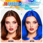 Blue Hair Spray, Temporary Hair Color Spray for or Kids Women Men, Temporary Blue Hair Dye, Washable Hair Wax Color,Hair Coloring Natural Hair Strong Style Gel for Christmas Party,Cosplay(4.06oz)