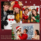 10pcs Christmas Face Glitter Freckles Tattoo, Holographic Body Glitter Faux Freckle Stickers for Women Girls, Sparkle Star Speckles Makeup Patches for Concert Festival Rave Cosplay Accessories