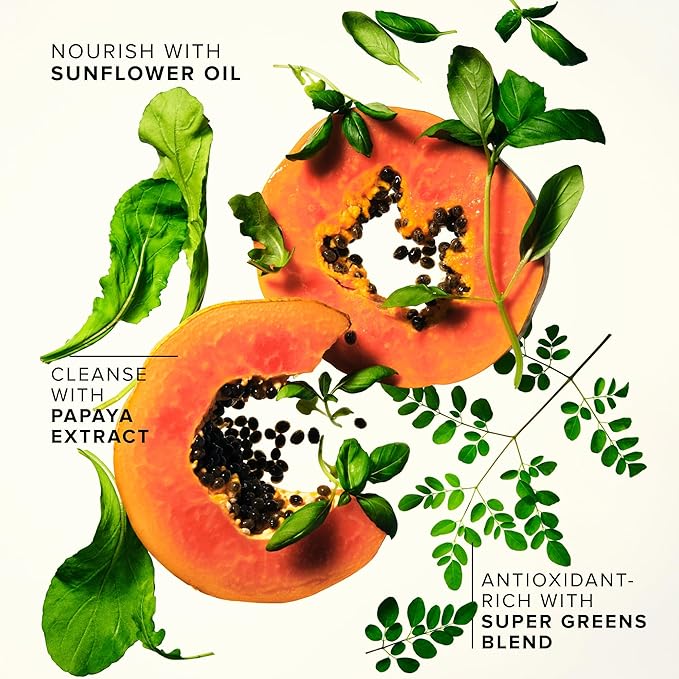 Farmacy Makeup Remover Cleansing Balm - Green Clean Waterproof Makeup Remover Balm + Oil Cleanser for Face - Gently Removes Make Up + SPF while Hydrating Skin (100 ml)