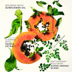 Farmacy Makeup Remover Cleansing Balm - Green Clean Waterproof Makeup Remover Balm + Oil Cleanser for Face - Gently Removes Make Up + SPF while Hydrating Skin (30ml)