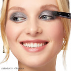 Julep Eyeshadow 101 Cream-to-Powder Waterproof Shadow Stick – Rainstorm Shimmer – Long-Lasting, Crease-Proof, Deep Silver Shimmer Cream Eyeshadow with Built-in Smudger