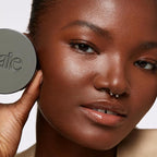 Saie Sun Melt Cream Bronzer - Buildable Balm Face Bronzer for Effortless Sculpting - Cream Contour Enriched with Vitamin C, Nourishing Skincare Ingredients & a Natural Finish - Deep Bronze (1 oz)
