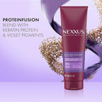 Nexxus Hair Color Blonde Assure Purple Conditioner, Keratin, For Blonde and Bleached Hair, Color 8.5 oz