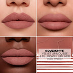 MORPHE Soulmatte Gel Lip Liner - Creamy Lip Pencil with a Matte Formula - Precision Contour Pencil with Sweet Almond & Tea Seed Oil for Long-Lasting Definition - Whipped (0.007 oz)