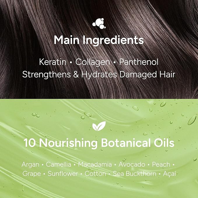 2-in-1 Korean Hair Perfume Oil & Serum with Morrocan Argan Oil & 12 Amino Acids for Dry, Damaged, Glass Hair Shine & Frizz-Control – Paraben & Alcohol-Free – Citrus Floral – 100ml / 3.38 fl oz