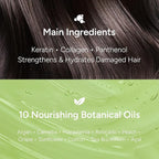 2-in-1 Korean Hair Perfume Oil & Serum with Moroccan Argan Oil & 12 Amino Acids for Dry, Damaged, Glass Hair Shine & Frizz-Control – Paraben & Alcohol-Free – Baby Musk, 100ml / 3.38 fl oz