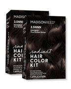 Madison Reed Radiant Hair Color Kit - 3.5NNN Darkest Brown-Black (Ravenna Brown), 100% Gray Hair Coverage Permanent Hair Dye for Resistant Grays | PPD-Free & Ammonia-Free, 2 Pack