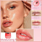 1 PCS Bee Lip Balm Honey Pot, Exfoliating Watermelon Bee Lip Balm Sleeping Lip Mask Overnight with Sticks, Honey Pot Lip Balm Prevention Dry Hydrating and Crack Lip Scrubs