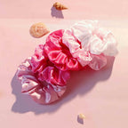 YANRONG Hair Accessories for Woman Set, 755PCS Seamless Ponytail Holders Variety Hair Scrunchies Hair Bands Scrunchy Hair Ties For Thick and Curly (Rose)