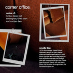 Maude Wash pH Balanced Moisturizing Body Wash & Bubble Bath - Unisex Amber & Cedar Scented Shower Gel with Vitamin C - Full Body Skin Care Products & Bathtub Accessories - No.1 Corner Office (12 oz)