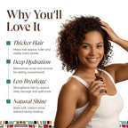 Kreyol Essence - Haitian Black Castor Oil for Skin and Hair, Glass Bottle - Cold Pressed | Hexane Free | Fuller-Looking Hair, Natural Humectant, Lavender Hibiscus. 2 Fl Oz