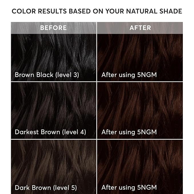 Madison Reed Radiant Hair Color Kit - 5NGM Dark Cinnamon Brown with Gold Mahogany Tones (Catania Brown), Dimensional Gray Hair Blending Permanent Hair Dye, PPD-Free & Ammonia-Free, 1 Pack