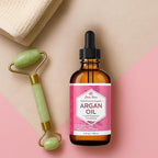 Leven Rose Organic Argan Oil for Hair, Face and Skin - 4 oz 100% Pure Moroccan Cold-Pressed Organic