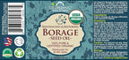 US Organic Borage seed Oil (18% GLA), USDA Certified Organic, 100% Pure & Natural, Cold Pressed, aka Starflower oil, in Amber Glass Bottle w/Eye dropper for Easy Application (4 oz (115 ml))