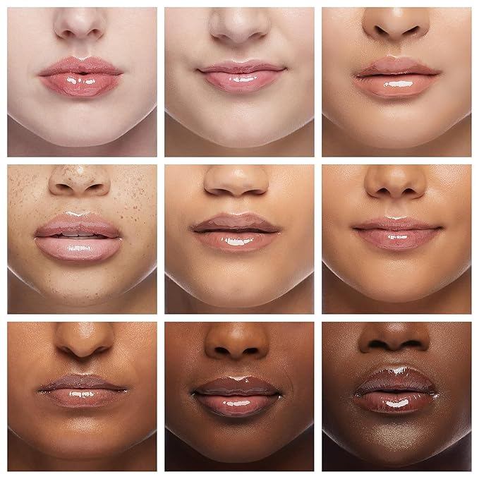 2 Colors Hydrating Lip Glow Oil, Moisturizing plumping Hydrating