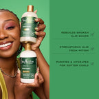 Shea Moisture Bond Repair Shampoo Amla Oil Deeply Cleanses And Removes Build Up To Repair Hair Bonds With Hydroplex Technology And Amla Oil With Restorative HydroPlex Infusion 13 Fl Oz