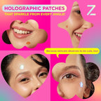ZitSticka Pimple Patches Cute for Face, Holographic Zit Patches, Goo Getter Hydrocolloid Blemish Patches, Gifts for Teens, Teen Girl Gift Trendy Stuff (DreamHolo Collection 36ct)