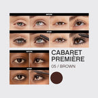Vivienne Sabó Cabaret Premiere Brown Mascara, Volume and Length, Defining, Curling, No Flaking, No Clumping, Smudge Proof, Washable, Cruelty-Free, Made in Europe, (05 Brown), 0.3 Fl Oz, 1 Pack