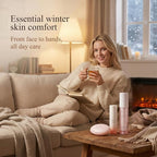 3-in-1 Winter Repair Skincare Bundle – PDRN Facial Essence, Rose Hand Cream & Collagen Balm