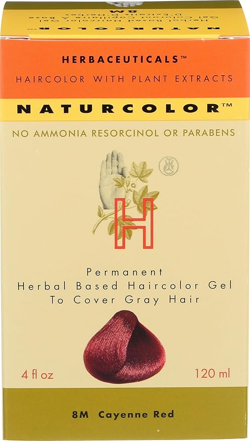naturcolor Haircolor Hair Dye, 8M - Cayenne Red, 4 Fl Oz (8M)