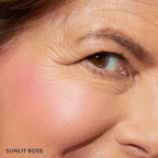 LAURA GELLER NEW YORK Baked Blush-n-Brighten Marbleized Blush for Cheeks - Sunlit Rose - Satin Finish - Buildable Color