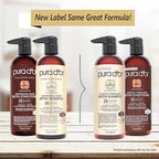 PURA D'OR Clinically Formulated Biotin Shampoo & Conditioner For Hair Thinning - 2X Concentrated Proprietary Herbal Blend Thickening Products For Women & Men, Sulfate Free, 16oz x2