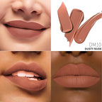 Nude Lipstick Matte for Women Color Stay Long Lasting Lipstick Smudgeproof Liquid Lipsticks Cruelty Free Lip Color, DM10 Dusty Nude