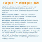 Waxhead Zinc Oxide Sunscreen Stick SPF 30, 4-Ingredient Mineral Sunscreen for Face & Body, EWG 1, Reef Safe Non-Nano, Baby & Kids Sensitive Skin, Water Resistant Sport Tattoo Sunblock, 3.7 oz