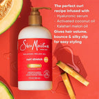 SheaMoisture Curl Stretch Conditioner Kalahari Melon Oil Infused with Hyaluronic Serum, Hydration Hero Deeply Moisturizes and Repairs Damage, for Easy Detangling and Styling 13 Fl Oz