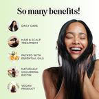 Volumizing Rosemary Hair Oil Serum - Moisturizing Scalp and Hair Oil for Men & Women Infused with Amla Black Castor Pumpkin Argan & Jojoba - Lightweight Hydrating Vegan & Color Safe (Rosemary Scent)