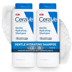 CeraVe Gentle Hydrating Shampoo, With Ceramides, Niacinamide & Hyaluronic Acid For Soft, Healthy Looking Hair & Scalp, Sulfate Free & Color Safe Shampoo, For All Hair Types, 12 Oz (Pack of 2)