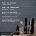 Caldera + Lab The Hair Serum | Men’s Thickening Serum for Thinning & Receding Hair, Supports Fuller & Stronger-Looking Hair, Dermatologically Tested - All Hair Types