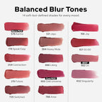 Unseen Blur Soft-matte Lip Tint Long-Lasting Stain, Blendable 3.2g, Holiday Stocking Stuffer, Winter Makeup Essentials (178 Speak easy, 0.11 oz)