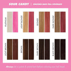 Lime Crime Unicorn Hair Dye Full Coverage, Sour Candy (Bright Pink) - Vegan and Cruelty Free Semi-Permanent Hair Color Conditions & Moisturizes - Temporary Hair Dye With Sugary Citrus Vanilla Scent