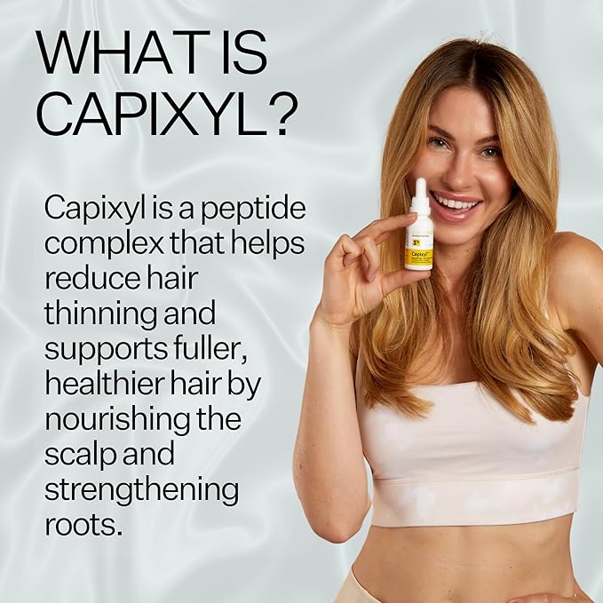 Peptide Vegan 5% Hair Growth Serum With Capixyl - Hair Growth Products for Men & Women Helps Reduce Hair Loss, Strengthen & Thicken Vegan Hair Serum for Thinning Hair
