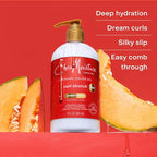 SheaMoisture Curl Stretch Conditioner Kalahari Melon Oil Infused with Hyaluronic Serum, Hydration Hero Deeply Moisturizes and Repairs Damage, for Easy Detangling and Styling 13 Fl Oz