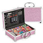 Anpro All-In-One Makeup Kit for Girls 10-12 with Case, Pro Teen Makeup Set, Tween Makeup Kit for Teens Women, Full Starter Make Up Kit with Brushes, Lipstick, Eye Shadows Palette, Blushes, Glitter Gel