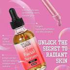 The Mane Attraction Rose Facial Serum – 2oz | Hydrating Rosehip Oil for Face | Brightening Oil for Dry Skin, Hyperpigmentation, Acne & Sensitive Skin | Plant-Based, Fragrance-Free