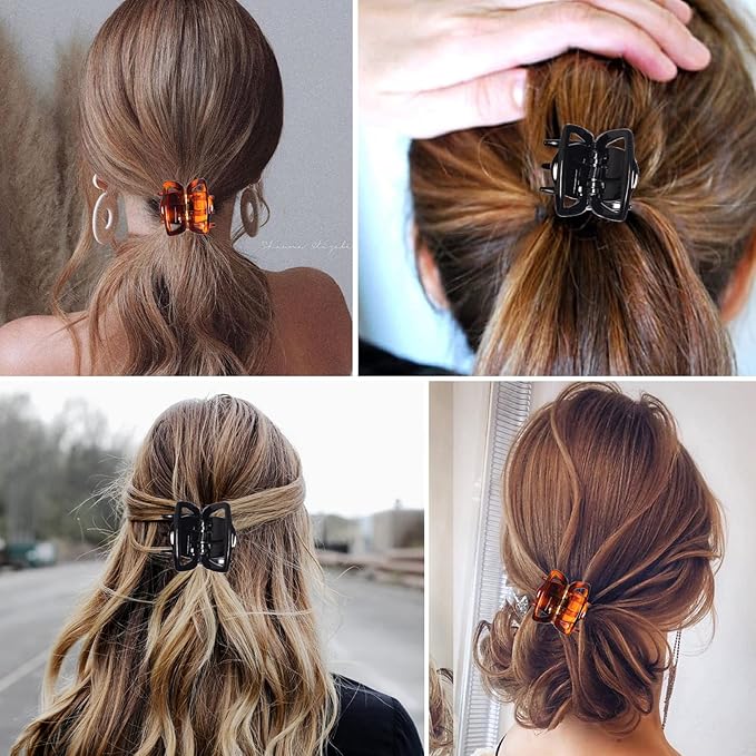 4 Pieces Hair Claw Clips,Morhom Big Size Hair Claws 2.0 Inch Hair Jaw Clip for Women Girls Thick or Medium Hair